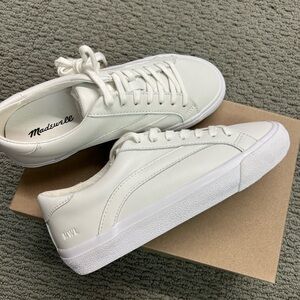 Madewell white Leather Sneakers